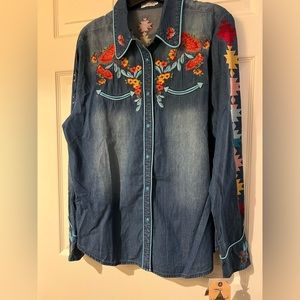 Tasha Polizzi Denim Anita Shirt
